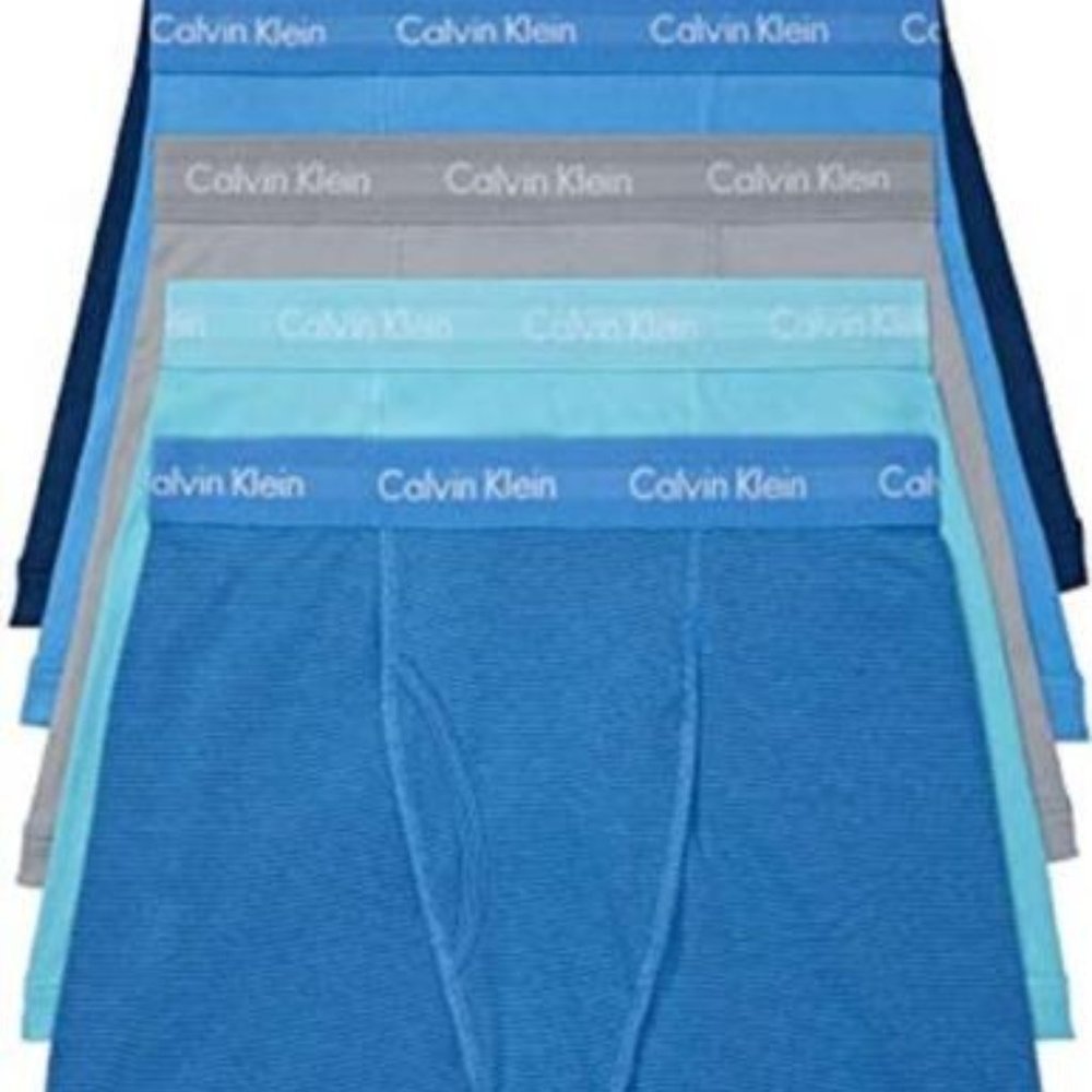 CALVIN KLEIN MEN'S 100% COTTON CLASSIC 5 PACK BOXER BRIEF SIZE LARGE NB1429921